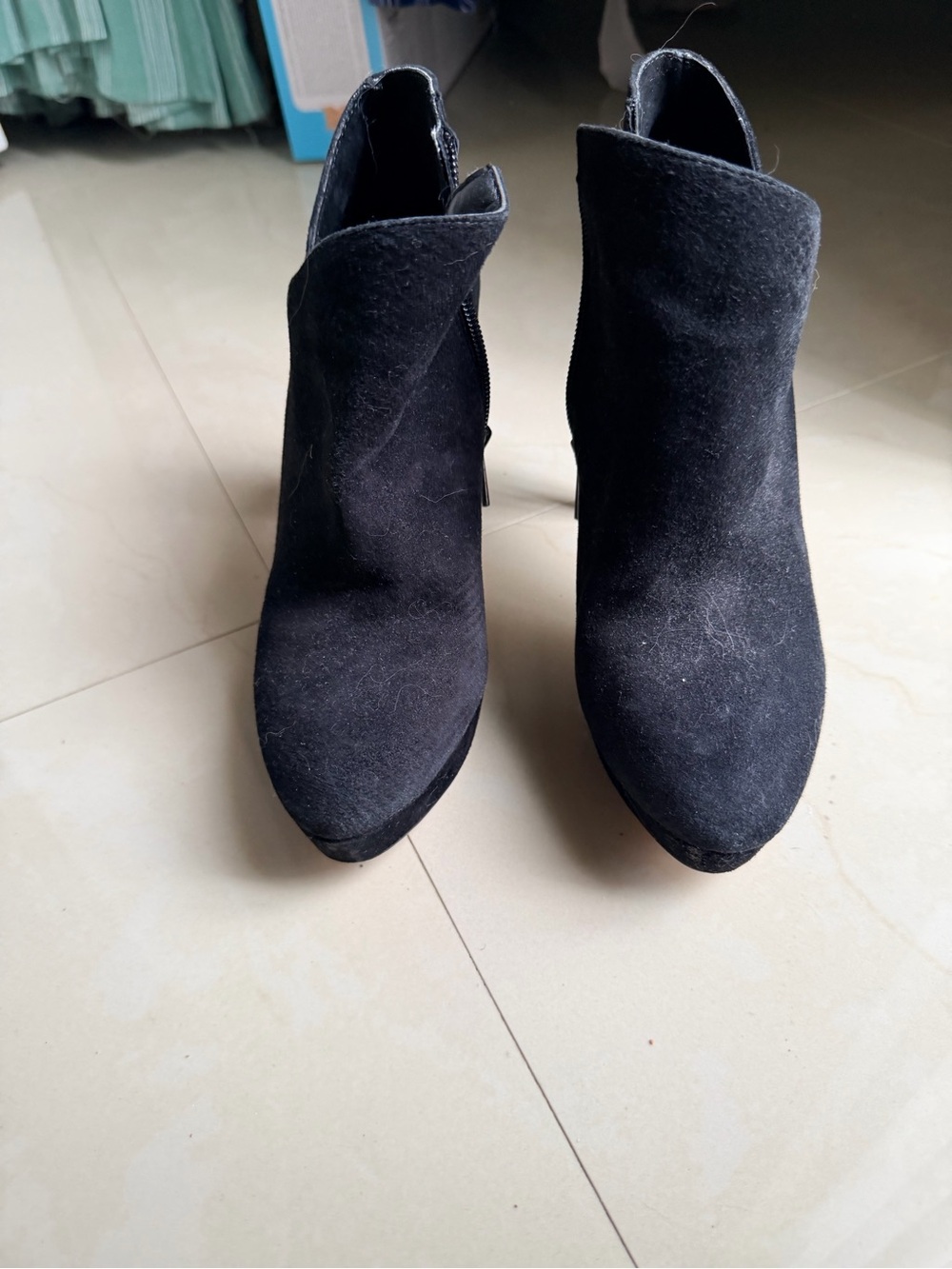 Jessica Simpson Black Suede Women’s Ankle Bootie